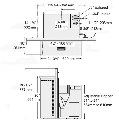 AGP Pellet Insert | Steel Pellet Fireplace Inserts | Made in USA | Lopi ...