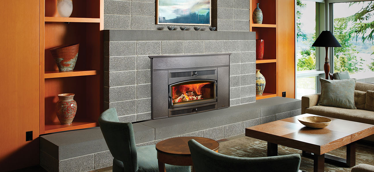 Cape Cod Flush Wood Hybrid-Fyre™ | Cast Iron Wood Fireplace Inserts ...