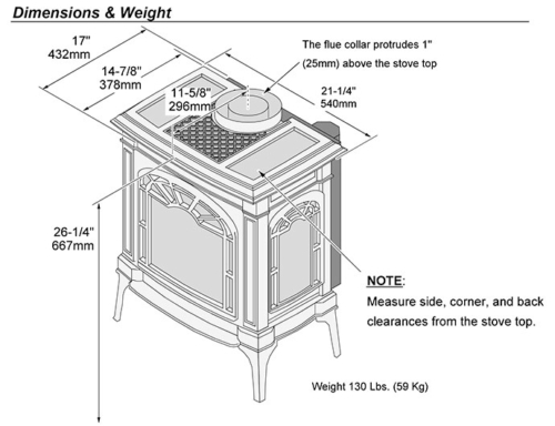 Northfield™ Radiant MV | Radiant Plus Cast Iron Stoves | Made in USA ...